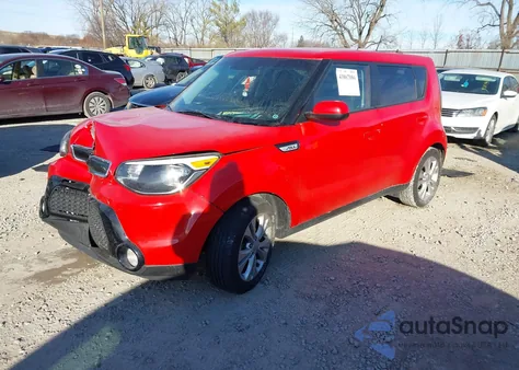 2016 Kia Soul + из США, поврежденный, VIN KNDJP3A5XG7830028